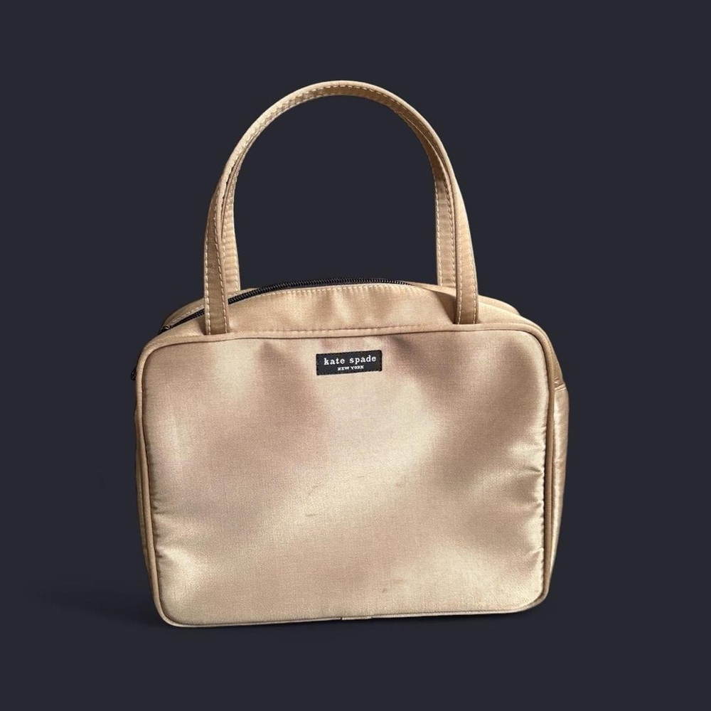 90's Vintage Kate Spade Nylon Vanity Doctor Bowling Speedy Bag
